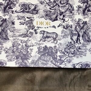 Dior Blue and White Toile de Jouy Box New